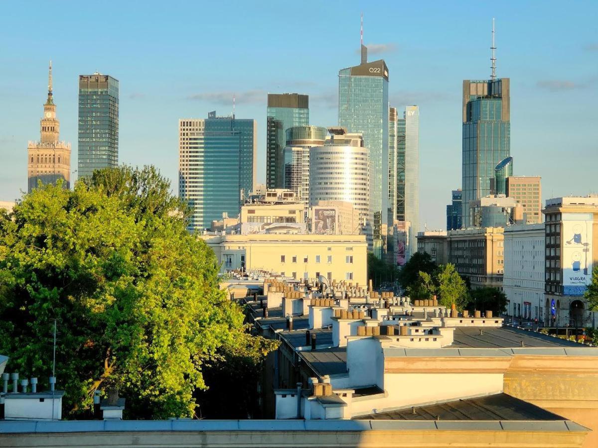 Nowolipki Studio, City Center Skyline View - Warsawstay Ngoại thất bức ảnh